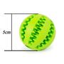 Imagem de Kit 06 Bola Porta Petisco Cães Pet Brinquedo Interativo 5Cm