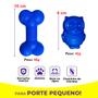 Imagem de Kit 06 Brinquedo Para Cachorro Pet Interativo Osso Bolinha Borracha Maciça Porte Pequeno Big Bull