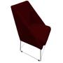 Imagem de Kit 06 Cadeiras Ana Base de Ferro prata suede Marsala - D'Classe Decor