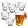 Imagem de KIT 06 Caneca Chopp E Cerveja De Vidro Caveira Rock Style 510ML