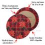 Imagem de KIT 06 Capa de Sousplat Vermelha Bolas de Natal - 35 cm - Várias Cores e Estampas - Supla Jogo Americano