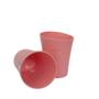 Imagem de Kit 06 Copos Plastico Duro Resistente Bebidas 300Ml Rosa