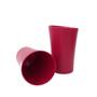 Imagem de Kit 06 Copos Plastico Duro Resistente Bebidas 400ml Vermelho