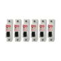 Imagem de Kit 06 disjuntor din mono  c401 1p - 40a - 5ka 240/415v