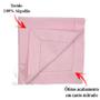 Imagem de KIT 06 Guardanapo de Tecido 40 x 40cm Pink Ponto Ajour - Acabamento Canto Mitrado - Várias Cores e Estampas