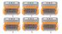 Imagem de Kit 06 Lanterna Lateral Led Laranja 12V - DQKL-13