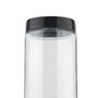 Imagem de Kit 06 Pote 1,6L Recipiente Vidro Redondo Invicta Preto