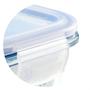 Imagem de Kit 06 Potes Herméticos 520ml Tampa Com Trava Retangular