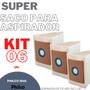 Imagem de Kit 06 Saco P/Aspirador de Pó Philco 1640 Refil Descartável