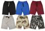 Imagem de kit  06 shorts / Bermudas Moletom Infantil e juvenil - BASE D'ÁGUA - SURF WEAR