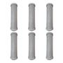 Imagem de Kit 06 Un Refil Hidrofiltros Clor 9.3/4 Elemento Filtrante