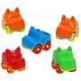 Imagem de Kit 08 Carrinhos de Brinquedo Infantil Frotinha Baby Animal