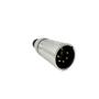 Imagem de Kit 08 conectores xlr hjh macho 5 pinos hx010