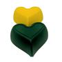 Imagem de Kit 08 Cumbucas Petisqueiras Verde e Amarela Coração