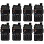 Imagem de Kit 08 Rádio Comunicador Baofeng Bf-Uv-5r Com Nota Fiscal