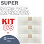 Imagem de Kit 09 Saco Aspirador Electrolux GT12i Inox 1500 Descartável