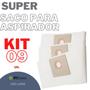 Imagem de Kit 09 Saco Coletor Aspirador Pó IPC Soteco Leo Luxo LP1/16