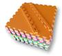 Imagem de Kit 09 Tatames Tapetes EVA 50x50x1cm 10mm Infantil Bebê Academia Ginástica