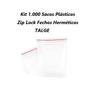 Imagem de Kit 1.000 Sacos Plásticos Zip Lock Herméticos - TALGE