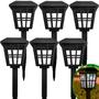 Imagem de Kit 1/2/3/4/6 Luminária Ecoforce Solar 10x Mais Forte Branco Jardim Á Prova De Água Balizador Poste Automático
