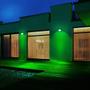 Imagem de Kit 1/2/3 Refletor Solar Jardim Super Led 200x Mais Forte Verde Amarelo Branco Verde Parede Gramado Spot Luminária