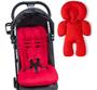 Imagem de Kit 1 almofada para carrinho 1 bebê conforto - vermelho