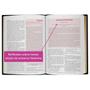 Imagem de Kit 1 Bíblia de Estudo da Mulher Vinho/ Dourado NVT + 1 Livro Devocional Spuregeon - Todo Dia / Oração