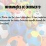 Imagem de Kit 1 Bola De Futebol N2 Material Sintético com 1 Bomba De Inflar
