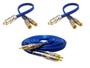 Imagem de Kit 1 Cabo Rca 5 M e 2 Y 2M1F Dupla Blindagem Cobre Blindado
