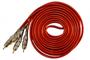 Imagem de Kit 1 Cabo Rca 5m + 2 Cabos Y 2 Macho 1 Fem TRIPLA BLINDAGEM