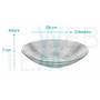 Imagem de Kit 1 Centro de Mesa Fruteira de Vidro Espiral e 2 Potes Tigela de Vidro Espiral 3L Vitazza: Para Servir, Armazenar Alimentos, Mesa Posta