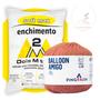 Imagem de Kit 1 Fio Balloon Amigo - Pingouin + 100 g Enchimento fibra siliconada SOFT MAX - Dois M Têxtil