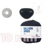 Imagem de Kit 1 Fio Balloon Amigo - Pingouin + Focinho preto com trava de segurança 10 mm - Círculo