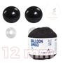 Imagem de Kit 1 Fio Balloon Amigo - Pingouin + Olhos pretos com trava de segurança 12 mm - Círculo