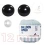 Imagem de Kit 1 Fio Balloon Amigo - Pingouin + Olhos pretos com trava de segurança 12 mm - Círculo