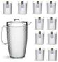 Imagem de Kit 1 Jarra 3l E 10 Copos Acrílico Resistente Acrilico Crystal 490 Ml