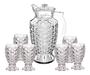 Imagem de Kit 1 Jarra CrIstal 1,7L Com 6 Copos 250mL Vidro Reforçado