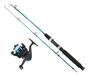 Imagem de Kit 1 Molinete 3 Rolamentos Alpha 300 1 Vara de Pesca 1 Linha Anzol- VRS Fishing