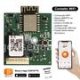 Imagem de Kit 1 Motor PPA 1/4CV Dz Hub Wifi 4m Crem 3 Control Portão 450Kg