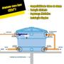 Imagem de Kit 10 Adaptador Com Flange Soldavel Marrom 32x1 Caixa