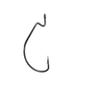 Imagem de Kit 10 Anzol Offset De Pesca Camarao Soft Bait Shad Grub