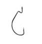 Imagem de Kit 10 Anzol Offset De Pesca P/ Camarao Soft Bait Shad Grub