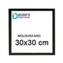 Imagem de kit 10 arco de moldura preta 30x30para azulejo, quadros edecorações