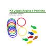 Imagem de Kit 10 Argolas E 20 Peixinhos P/ Pescaria E Jogo Das Argolas Festa Junina