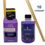 Imagem de Kit 10 Aromatizador Ambiente Lavanda 280ml Difusor Aroma Palito Cheiroso Senalândia - Envio Já