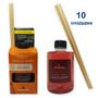 Imagem de Kit 10 Aromatizador de Ambiente Cravo e Canela 280ml Difusor Aromas Vareta Senalândia Top - Envio Já