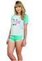 Imagem de Kit 10 Baby Doll Feminino Estampado Short Curto Blusa Manga