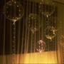Imagem de Kit 10 Balão Bubble Transparente Com Led Quente 3M