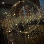 Imagem de Kit 10 Balão Bubble Transparente Com Led Quente 3M