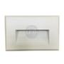 Imagem de Kit 10 Balizador Parede Embutir 2w 4x2 Branco Quente 3000k IP65